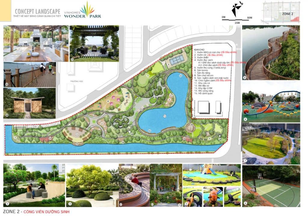 Tiện ích Vinhomes Wonder Park Đan Phượng