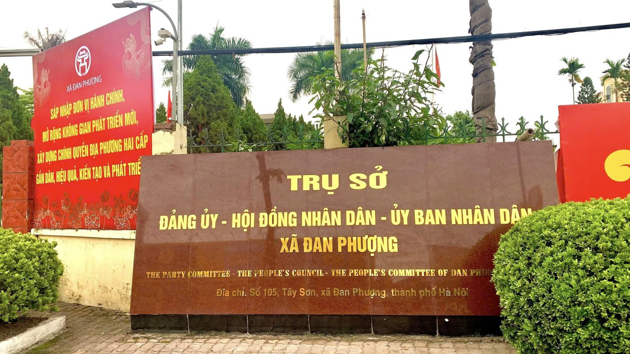 Đan Phượng Sau Sáp Nhập 1/7/2025 - Danh Sách 3 Xã Mới 2 Trụ sở UBND xã Đan Phượng